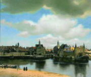 Johannes Vermeer@ftg̒] Gezicht op Delft